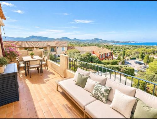 appartement méditerranéen vue saint tropez