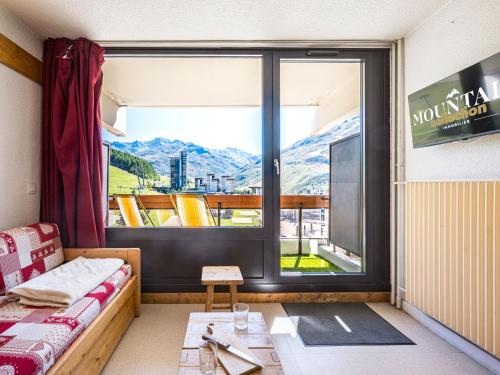 Studio lumineux avec balcon, Ski aux pieds, 4 pers - FR-1-344-945