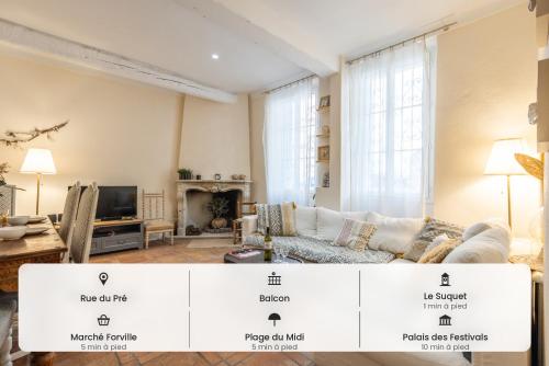 Maison de Ville 100m2- SUQUET CENTRE HISTORIQUE A3B113