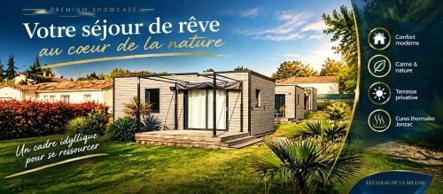 Les Logis de la Seugne - Chalets bord de rivière avec jardin - Proche Jonzac gîte à louer Saint-Germain-de-Lusignan
