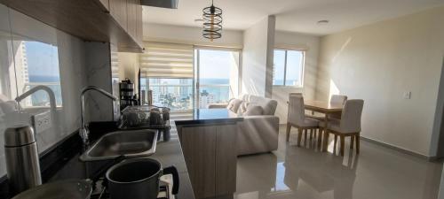 Apartamento en Torices Piso 25R - Cartagena - Playa cerca al Mar con piscina y Excelente vista
