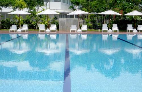 Fitness center, Nunia Inn Bandara Jakarta near Bungaaaaa
