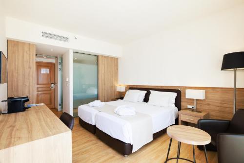 Twin room, mountain view