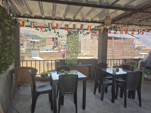 Rõdu/terrass, hostal kactus in Caraz