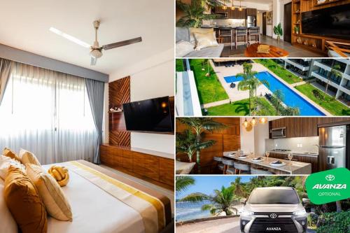 Stylish Penthouse w/Car. Walk to Beach