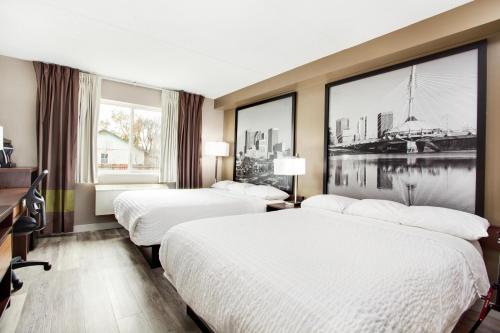 2 queen beds