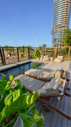 Tesis özellikleri, Magna Praia Hotel in Fortaleza Waterfront