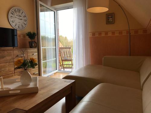 Erkély/terasz, Haus Fischernetz in Leezdorf