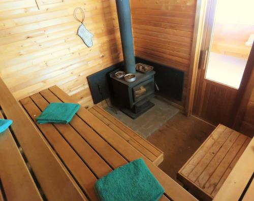 Szauna, Rocky Ridge Resort-BC in Smithers
