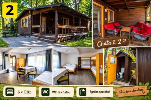 2 twin beds, 2 bunk beds