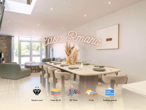 La Maison Rmana – 10 voyageurs - Location saisonnière - Vaux-le-Pénil