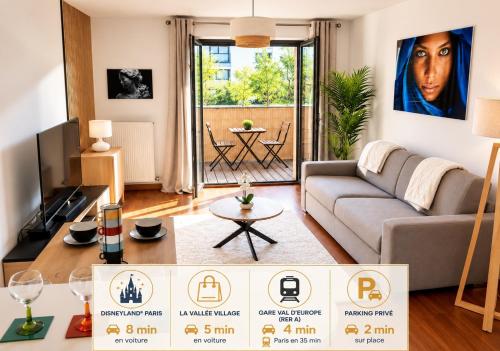 Parenthèse lumineuse près de Disney, Parking privé