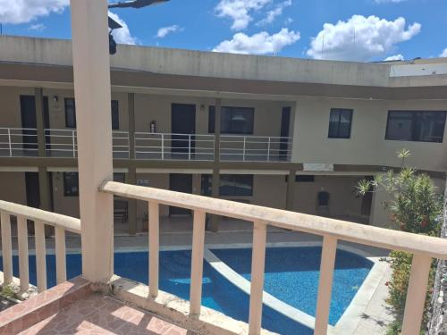 Balcony/terrace, Hotel Aaktun Kay in Champoton