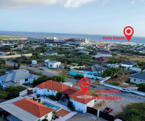 Sun Sand & Sea Vacation Rental close to BABY BEACH , RODGER & BOCA GRANDI BEACH FOR KITE LOVERS in Aruba