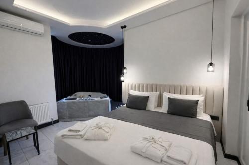 Double room, spa bathtub