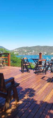 beranda/teres, Eco Hostel Vista Mar in Arraial do Cabo