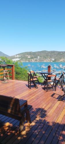 beranda/teres, Eco Hostel Vista Mar in Arraial do Cabo
