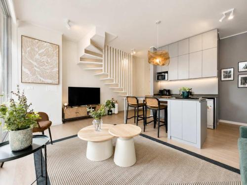 Welcoming 2-bedroom loft in Providencia For 5