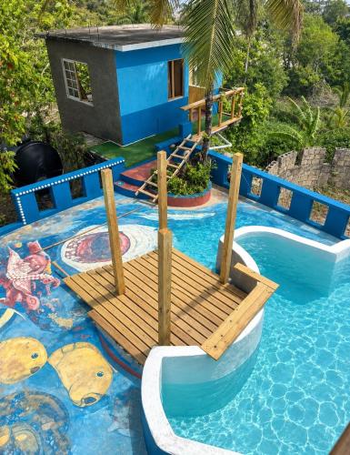 Seaside Jamaican Manor Private Beachfront Access in Oracabessa