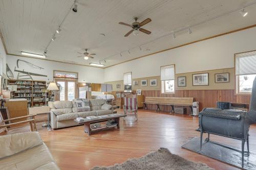 Converted Historic Schoolhouse: Wyoming Retreat