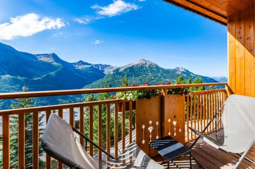 Chambre triple, balcon