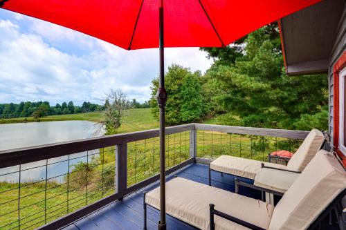 On 62-Acre Farm! Waterfront Home w/ Decks & Views in Woolwine (VA)