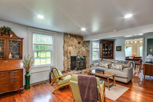 On 62-Acre Farm! Waterfront Home w/ Decks & Views in Woolwine (VA)