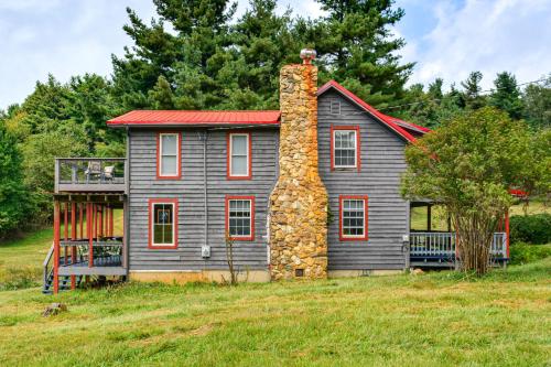 On 62-Acre Farm! Waterfront Home w/ Decks & Views in Woolwine (VA)