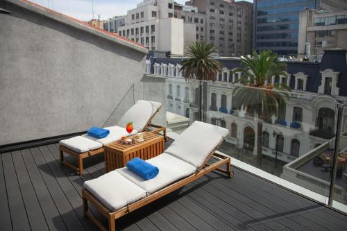 Balcony/terrace, Debaines Hotel Santiago in Santiago