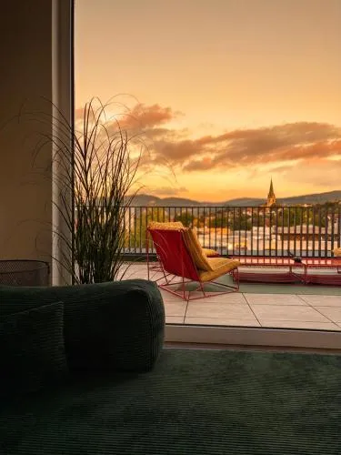 Penthouse Vogelnest 130 qm - BBQ - Dachterrasse in Passau, Deutschland