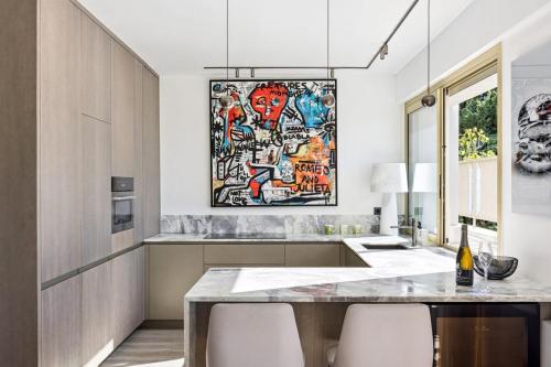 FRGK Appartement luxe vue mer Cap dAntibes in Les Breguieres