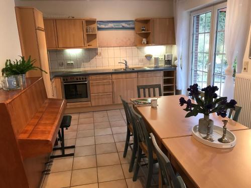 Erkély/terasz, Haus Fischernetz in Leezdorf