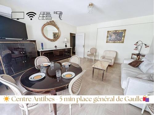 T3 spacieux Antibes centre avec doubles balcon