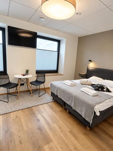 1 double bed