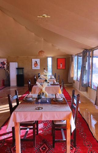 Restaurant, Haven Luxury Camp in Merzouga