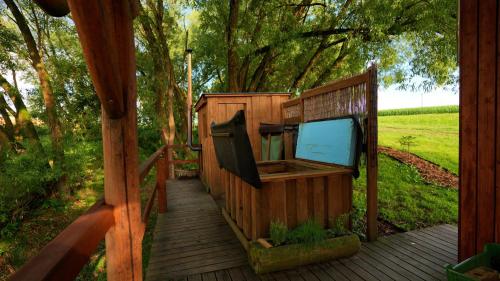 CW Harmony Mini chatka, sauna & koupací sud (CW Harmony Mini chatka, sauna & koupaci sud) in Lipa
