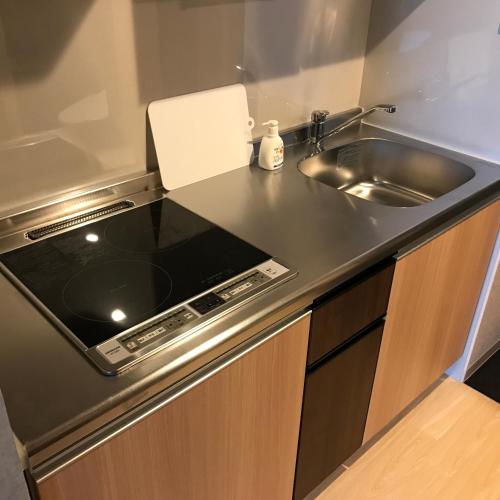 kök, Naganoya Apartments in Nijo