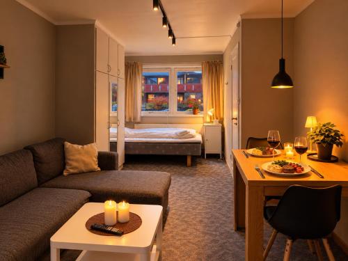 Newly renovated studio apartment in the center of Gol, bed linen & towels included in Gol