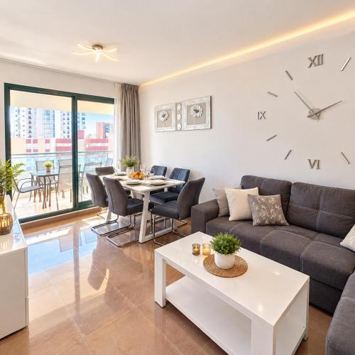 Torre Sol Lux Apartment 12 floor , free parking,