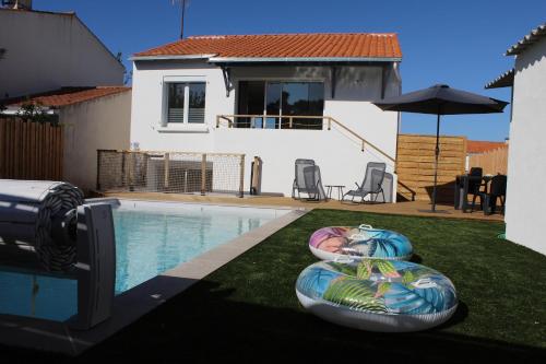 Maison familiale avec piscine chauffée - Location saisonnière - Jard-sur-Mer