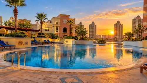 Authentic Arabian Viva Bahria T29 -STUDIO with BALCONY -Free&Private Beach Access in The Pearl