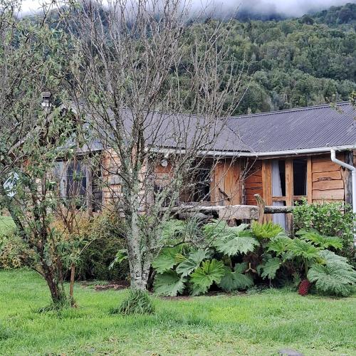 Rõdu/terrass, Cabaña Águila (Cabana Aguila) in Puelo