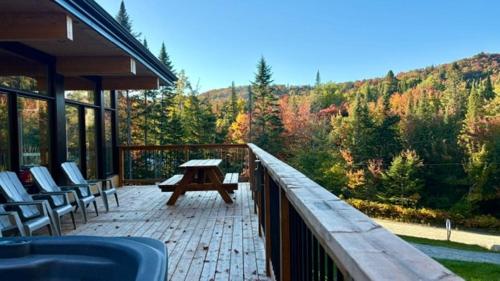Luxe Mountain Escape - Hot Tub - Fireplace - Cozy in Saint Adolphe D'Howard (QC)