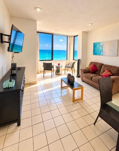 Hermoso departamento frente al mar vista increíble, Cancún