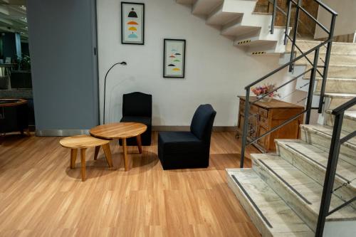 Lobby, Hotel Plaza Roma in San Nicolas