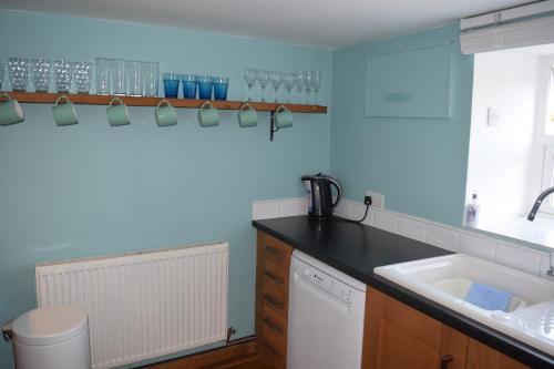 Konyha, Ceiros Cottage in Llangammarch Wells