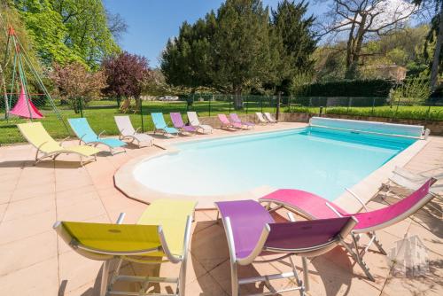 Swimming pool, Le Relais Des Dames near Albigny - Neuville Train Station (Albigny-sur-Saône)