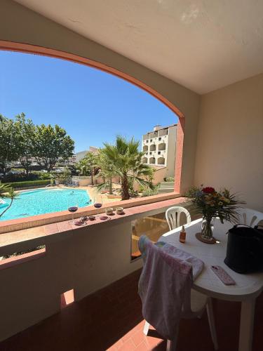 발코니/테라스, Residence Agathea - Centre Port - Cap d'Agde in 아그드
