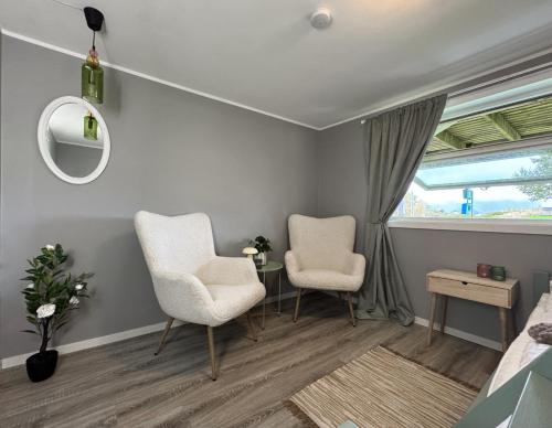 Your Secret Aurora Viewpoint in Central Leknes - Live like a local in Leknesas