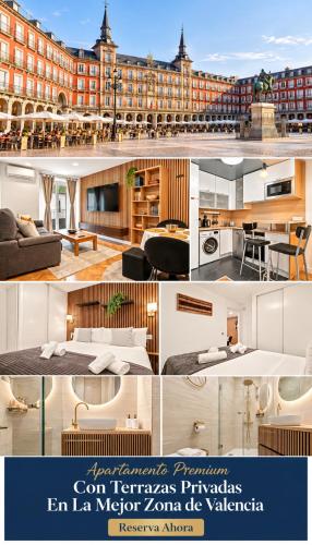 Lujo en Madrid Centro Plaza Mayor Wifi AC Exterior 4pax calle Almendro